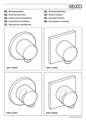 KEUCO IXMO 59592 0002 Series Mounting Instruction