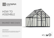 Palram CANOPIA RUBICON 8x8/2.4x2.4 How To Assemble