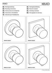 KEUCO IXMO 59548291202 Mounting Instruction
