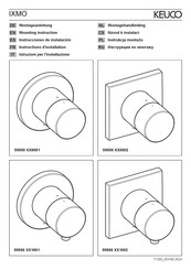 KEUCO IXMO 59556351002 Mounting Instruction