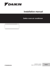 Daikin FTXF50F5V1B Installation Manual
