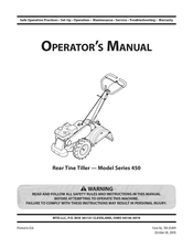MTD 21AA45M5031 Operator's Manual