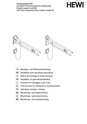Hewi 900.50.190XA Installation And Operating Instructions Manual