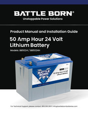 Battle Born Batteries BB5024H Product Manual And Installation Manual