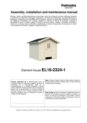 Lemeks Palmako EL16-2324-1 Assembly, Installation And Maintenance Manual