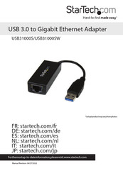 StarTech.com USB31000S2 Manual