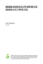 Gigabyte B850M A ELT WF6E ICE User Manual