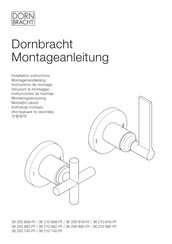 Dornbracht 36 200 819 Series Installation Instructions Manual