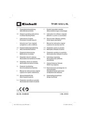 EINHELL TP-BR 18/32 Li BL Original Operating Instructions