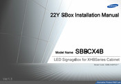 Samsung 22Y SBox Installation Manual