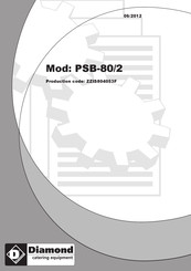 Diamond ZZIS804053F Operating And Maintenance Manual