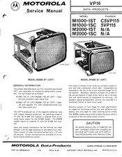 Motorola Symbol M2000 Service Manual