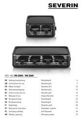 Severin RG 2360 Instructions For Use Manual