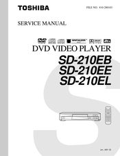 Toshiba SD-210EB Service Manual