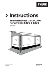 Thule Residence G3 DUCATO Instructions Manual