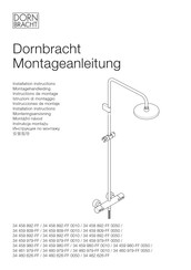 Dornbracht 34 459 892 0010 Series Installation Instructions Manual
