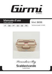 TREVIDEA Girmi Vivandiere Big SC03 User Manual