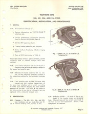 Bell System 500H Identification, Installation, And Maintenance