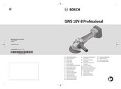 Bosch GWS18V-8 Original Instructions Manual
