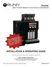 Bunn Premia Installation & Operating Manual