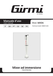 TREVIDEA Girmi MX04 User Manual