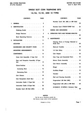 Bell System 1A1 Manual