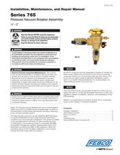 Watts FBT765EBV Instruction, Installation, Maintenance And Repair Manual