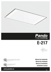 Pando E-217/110X70 CR.BL. V.1130 ECO LAT.CORTO Installation Manual