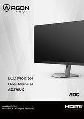 AOC AGON PRO AG276UX User Manual