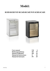 Tefcold BC85I W/F User Manual