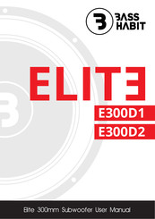 Bass Habit ELITE E300D2 User Manual