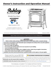 Ashley AGC500VFN Owner’s Instruction And Operation Manual