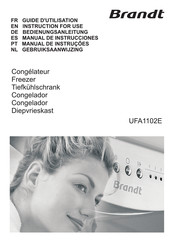 Brandt UFA1102E Instructions For Use Manual