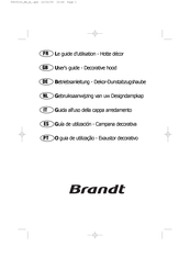 Brandt AD549XE1 User Manual