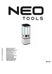 NEO TOOLS 90-132 Translation Of The Original Operating Instructions