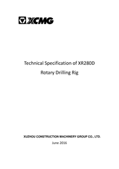XCMG XR280D Technical Specification