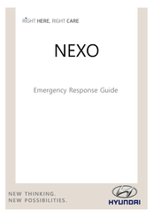 Hyundai NEXO 2018 Emergency Response Manual