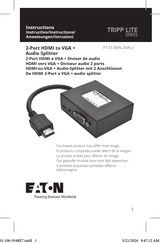 Eaton TRIPP LITE P131-06N-2VA-U Instructions