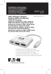 Eaton TRIPP LITE U444-06N-H4U-C3 Installation Instructions