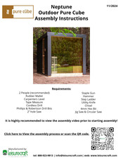 leisurecraft Pure cube Neptune Assembly Instructions Manual