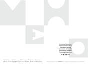Costway CM24610 Instruction Booklet