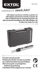EXTOL 8891505 Translation Of The Original User Manual