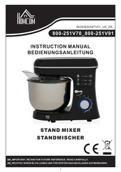 HOMCOM 800-251V70 Instruction Manual