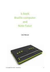 Eurobraille b.book User Manual