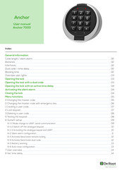De Raat Anchor 7000 User Manual
