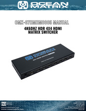 Ocean Matrix OMX-07HMHM0005 Manual