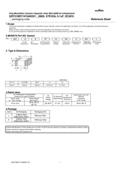 Murata GRT21BR71H104KE01L Reference Sheet