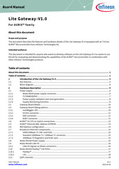 Infineon Lite Gateway-V1.0 Board Manual