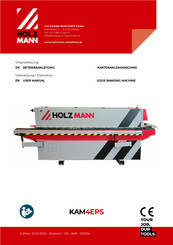 HOLZMANN MASCHINEN KAM4EPS User Manual