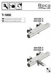 Roca T-1000 A5A1E2ECN0 Instructions For Use/Assembly Instructions